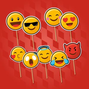 Photobooth props - Emoticons