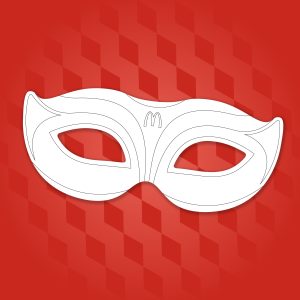 Inkleurbaar masker