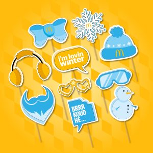 Photobooth props - Winter